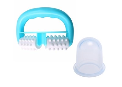 Hand Held Massage Roller and Massage Cup